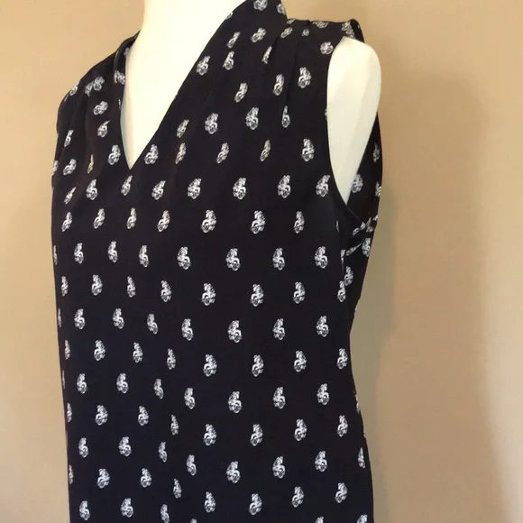 CAbi Navy Memento Blouse - Picture 4 of 13